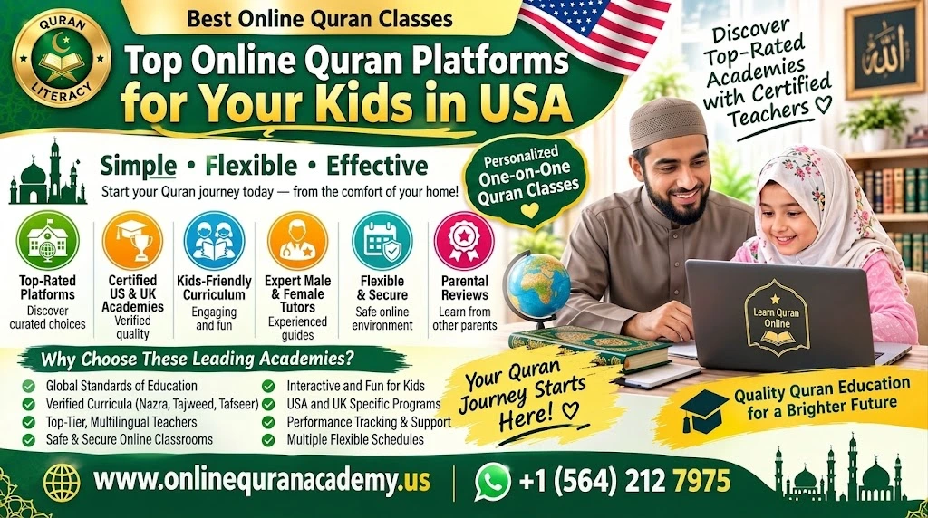 Top online Quran platforms for kids in 2021 and best online Quran classes for children in USA