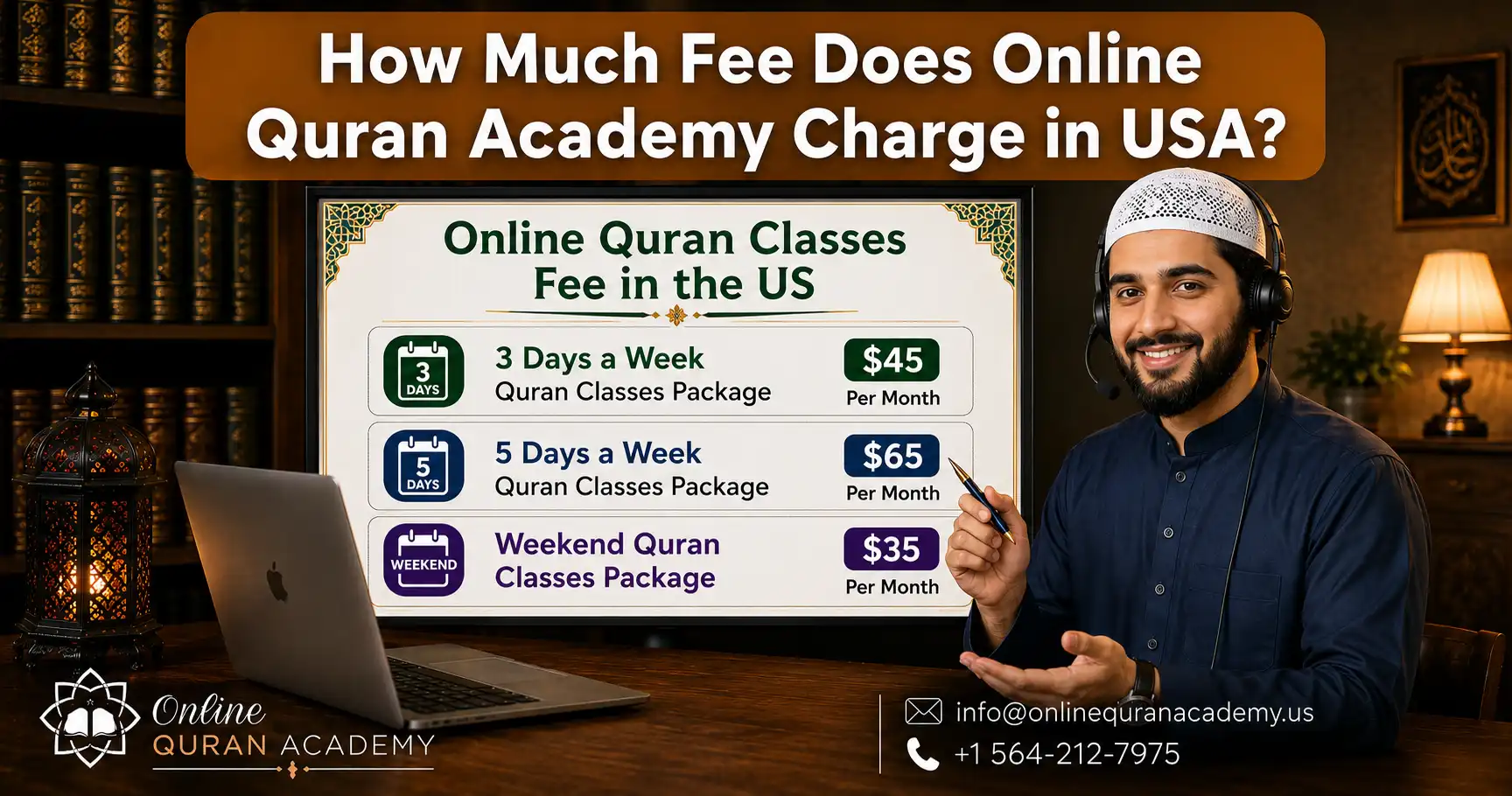 Online Quran Academy fee and pricing plans for students in the USA 2026