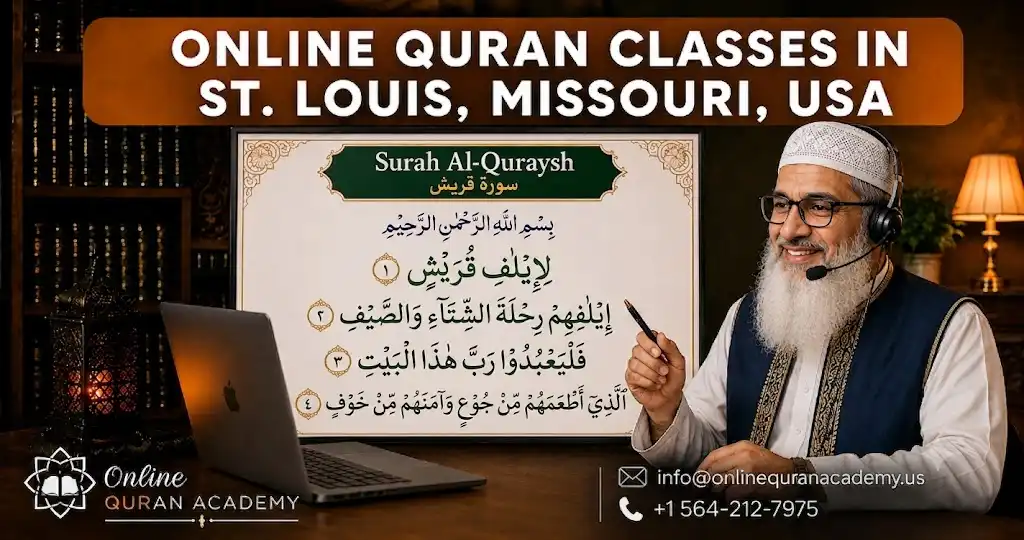 Online Quran classes in St. Louis Missouri for kids and adults with Al-Azhar certified tutors